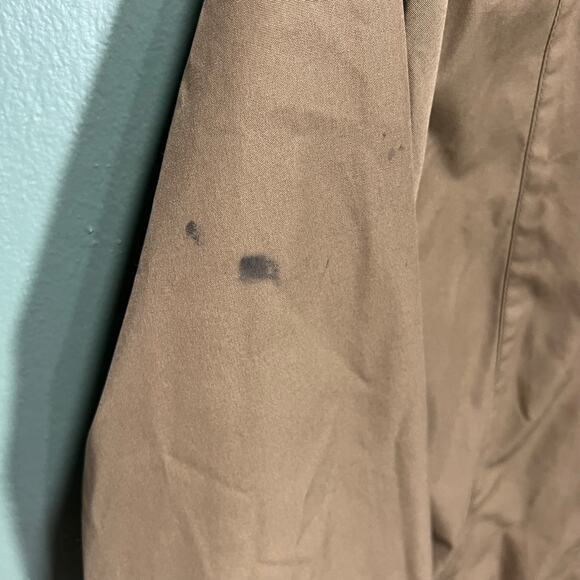 GAP Mens Khaki Bomber Jacket Medium Vintage Zip Up Casual Outerwear - Picture 7 of 7